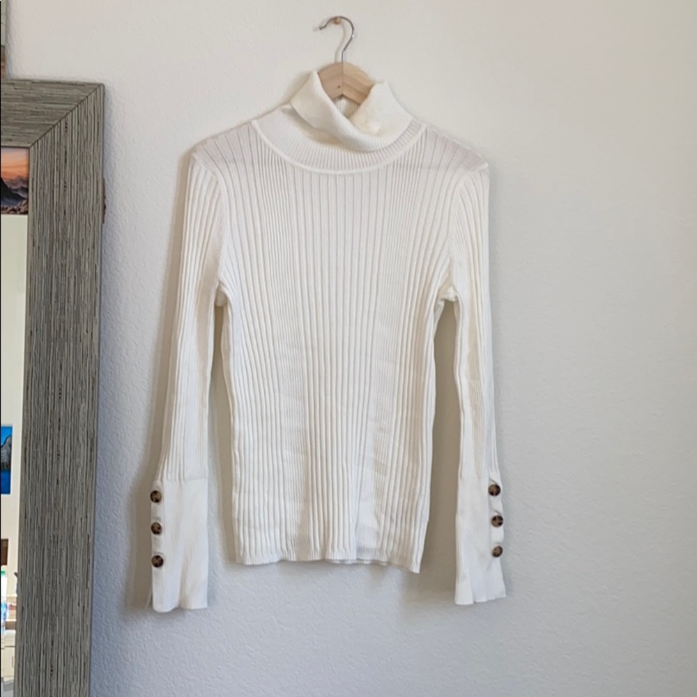 White Turtleneck!
